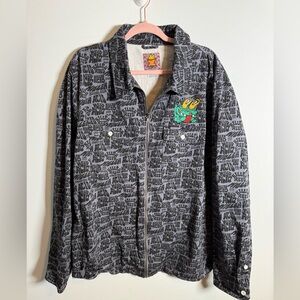 Killer Acid California Zip Jacket XL Streetwear Graphic Print Cartoon Y2K Skater